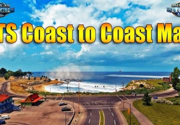 Карту Карта «Coast to Coast» версия 2.5.2 для American Truck Simulator (v1.32)