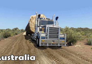 Australia Outback Map версия 1.0e для American Truck Simulator (v1.40.x)