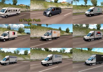 Мод AI Traffic Pack версия 10.5 для Euro Truck Simulator 2 (v1.35.x)