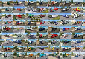 Мод Painted Truck Traffic Pack версия 10.9 для Euro Truck Simulator 2 (v1.38.x)