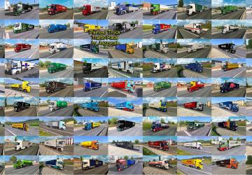 Мод Painted Truck Traffic Pack версия 9.3 для Euro Truck Simulator 2 (v1.35.x, 1.36.x)