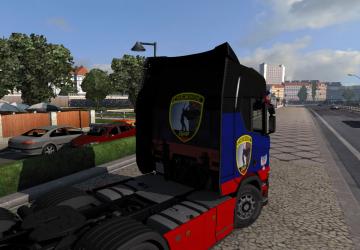 Мод Скин Донецк(Автоэкспресс) для Scania R&S Next Gen v1.0 для Euro Truck Simulator 2 (v1.28.x, - 1.31.x)