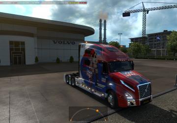 Мод Volvo VNL 2019 версия 1.1 для Euro Truck Simulator 2 (v1.32.x, 1.33.x)