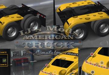 Мод Accessory  Parts for SCS Trucks версия 6.0 для American Truck Simulator (v1.40.x, 1.41.x)