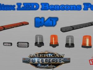 Мод BigT Britax LED Beacons Pack версия 1.0 для American Truck Simulator (v1.29.x, 1.30.x)