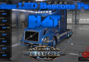 Мод BigT Britax LED Beacons Pack версия 14.07.20 для American Truck Simulator (v1.37.x, 1.38.x)