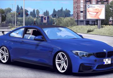 Мод BMW M4 GTS версия 2.1 для American Truck Simulator (v1.46.x)