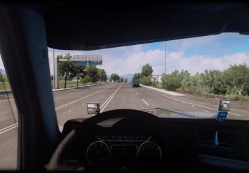 Мод Царапины на лобовом стекле версия 1.0 для American Truck Simulator (v1.40.x)