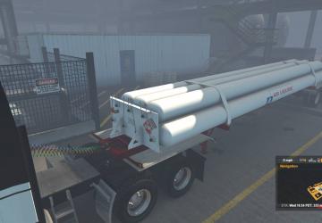 Мод CNG 7Tubes ISO 48FT trailer версия 1.0 для American Truck Simulator (v1.32.x, 1.33.x)