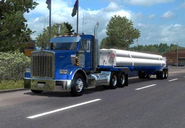 Мод CNG 7Tubes ISO 48FT trailer версия 2.0 для American Truck Simulator (v1.33.x, 1.34.x)