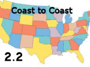 Карту Карта «Coast to Coast» версия 2.2 для American Truck Simulator (v1.28.x)