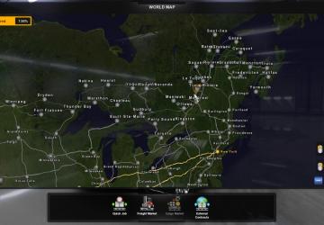 Карту Карта «Coast to Coast» версия 2.6.2.2 для American Truck Simulator (v1.33.x)