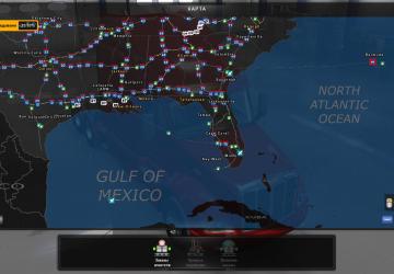 Карту Карта «Coast to Coast» версия 2.6.b для American Truck Simulator (v1.32.x)