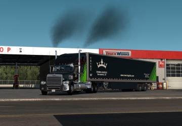 Мод Фикс для Freightliner Coronado версия 1.0 для American Truck Simulator (v1.37.x, 1.38.x)