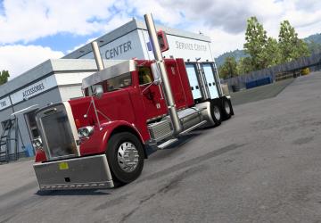 Мод Freightliner FLC12064T версия 1.1 для American Truck Simulator (v1.49.x)