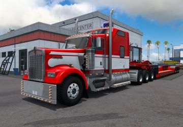 Мод Габаритные огни для Kenworth W900 версия 1.0 для American Truck Simulator (v1.40.x)