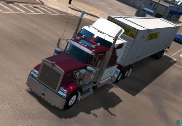 Мод Kenworth W900B версия 1.0 для American Truck Simulator (v1.31.x)