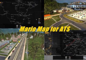 Mario Map версия 1.44 для American Truck Simulator (v1.44.x)