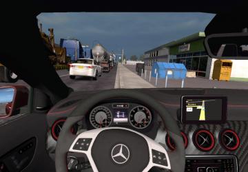Мод Mercedes Benz A45 версия 1.0 для American Truck Simulator (v1.31.x, 1.32.x)
