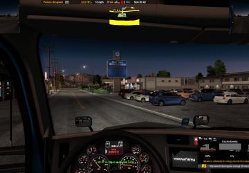 Мод New Route Advisor Optional & Normal Version v30.04.19 для American Truck Simulator (v1.34.x)