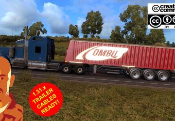 Мод Ombu Bi-Train Trailer (Single & Double) версия 05.07.18 для American Truck Simulator (v1.31.x)
