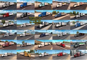 Мод Painted Truck Traffic Pack версия 2.0.1 для American Truck Simulator (v1.35.x)