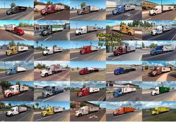 Мод Painted Truck Traffic Pack версия 3.9 для American Truck Simulator (v1.35.x, 1.36.x)