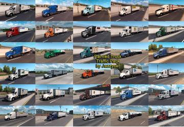 Мод Painted Truck Traffic Pack версия 4.6 для American Truck Simulator (v1.43.x)