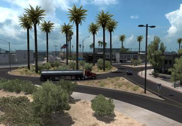 Карту PaZzMod Rebuilds/Expansions in CA, AZ & Mexico v1.1 для American Truck Simulator (v1.35.x)