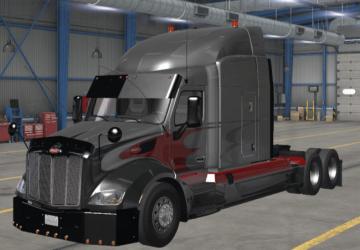 Мод Peterbilt 579 Custom версия 1.0 для American Truck Simulator (v1.39.x)