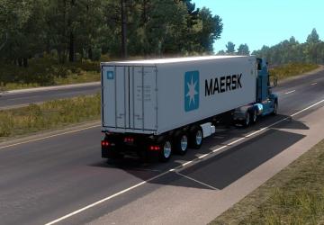 Мод Daikin Reefer Container версия 15.08.21 для American Truck Simulator (v1.40.x, 1.41.x)
