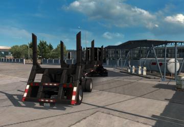 Мод SCS Log Trailer Ownable версия 1.0 для American Truck Simulator (v1.32.x, 1.33.x)