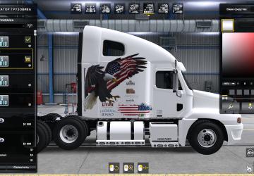 Мод Скин Eagle для Freightliner Century & Columbia v1.1 для American Truck Simulator (v1.35.x, - 1.42.x)