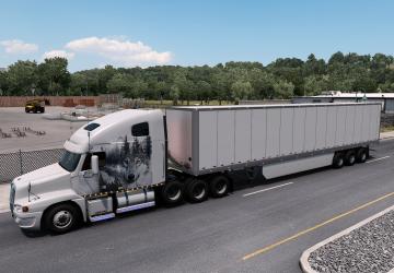 Мод Скин Wolf для Freightliner Century & Columbia v1.1 для American Truck Simulator (v1.35.x, - 1.42.x)