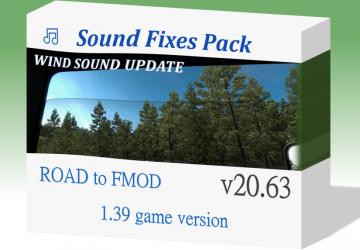 Мод Sound Fixes Pack версия 20.63 для American Truck Simulator (v1.39.x)