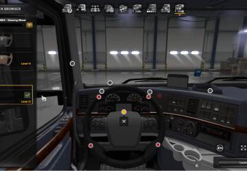 Мод Two Steering Wheels for Volvo VNL версия 1.0 для American Truck Simulator (v1.32.x)