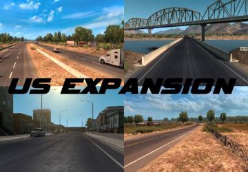 US Expansion (C2C Compatible) версия 2.6.2 для American Truck Simulator (v1.36.x)