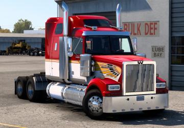 Мод Western Star 4900FA версия 3.3a для American Truck Simulator (v1.40.x)