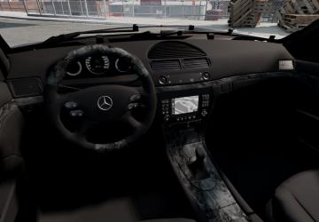 Мод Mercedes-Benz W211 версия 1.1 для BeamNG.drive (v0.27)