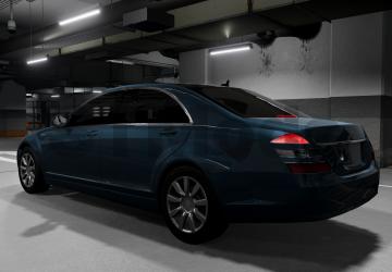 Мод Mercedes-Benz W221 версия 1.0 для BeamNG.drive (v0.29.x)