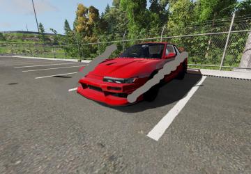 Мод Nissan Silvia S13 версия 1.0 для BeamNG.drive (v1.18)