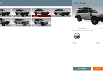 Мод Toyota Land Cruiser 100 версия 0.5.4 для BeamNG.drive (v0.11.x)