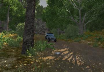 Wilderness - Lost in the forest версия 1.2 для BeamNG.drive (v0.15)
