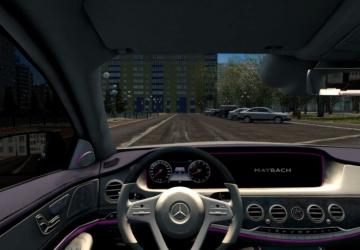 Мод 2019 Mercedes-Maybach S650 версия 20.01.2022 для City Car Driving (v1.5.9.2)