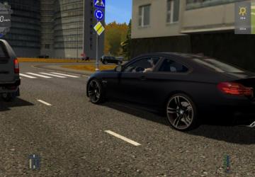Мод BMW M4 версия 1.0 для City Car Driving (v1.5.8)