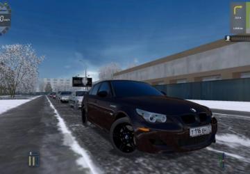 Мод BMW M5 E60 тень версия 1.0 для City Car Driving (v1.5.8, 1.5.9)