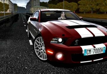 Мод Ford Mustang Shelby GT500 версия 25.09.20 для City Car Driving (v1.5.9, 1.5.9.2)