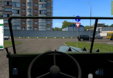 Мод ГАЗ 67Б версия 1.0 для City Car Driving (v1.5.7, 1.5.8)