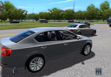 Мод Skoda Octavia 1.8 TSI MT Elegance версия 1.0 для City Car Driving (v1.5.9)