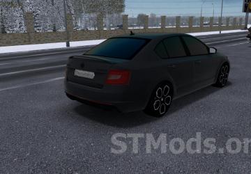 Мод Skoda Octavia RS 2017 (Sound) версия 20.11.2022 для City Car Driving (v1.5.9.2)